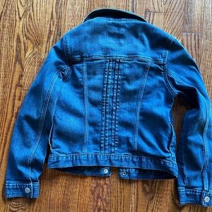 Gap Girls Medium Denim Jacket with pleat-like detail. Barely worn.